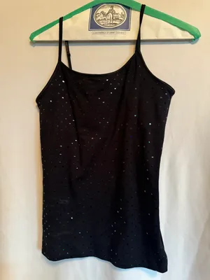 Black Sparkly Tank thumbnail 1