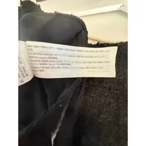 Abercrombie & Fitch Black Tweed Textured Cropped Tank Top Sweetheart Neckline XS thumbnail 4