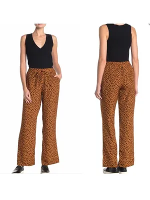 JOIE Daltona Cheetah Print Dress Pants Size M NEW NWT thumbnail 3