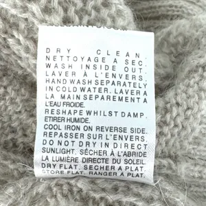 All Saints Galaxy Flex Mohair Wool Blend‎ Cardigan Open-Front Oatmeal Size 8 thumbnail 5
