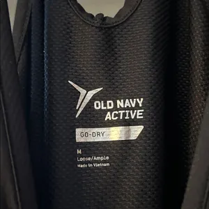 Old Navy black Strappy Athletic Top, Medium thumbnail 3