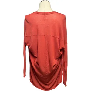 We The Free Free People Never Give Up Top Rust Red Orange XS/S thumbnail 4