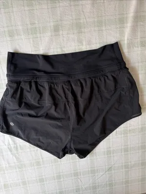 Lululemon Black Women's Athletic Shorts - Stretch Performance thumbnail 4