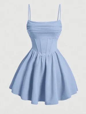 Ribbed blue dress from Amazon! Size XS thumbnail 1