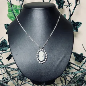 Rhinestone Cameo Necklace Goth New thumbnail 6