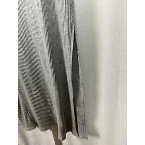 Aerie Gray Ribbed Knit Maxi Dress Sz.L thumbnail 14