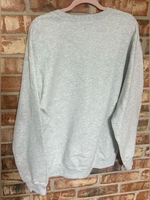 Gildan Light Gray "It's a Good Day" Graphic Crewneck Sweatshirt thumbnail 4