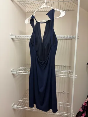 Mini Navy Blue Dress Size 8 thumbnail 2