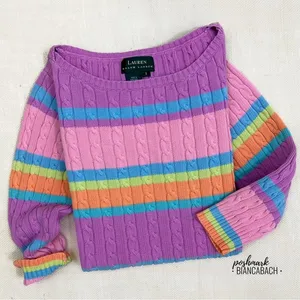 🌟HP🌟 Vintage Ralph Lauren Cable Knit Sweater thumbnail 1