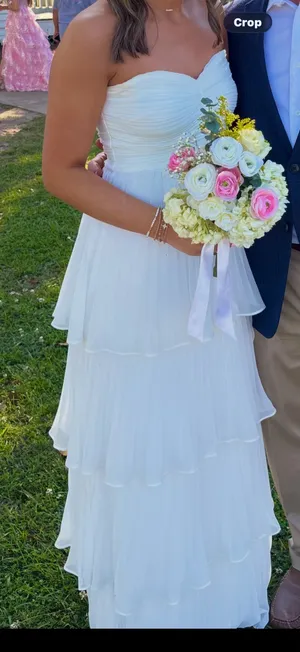 Lulus White Prom Dress thumbnail 3