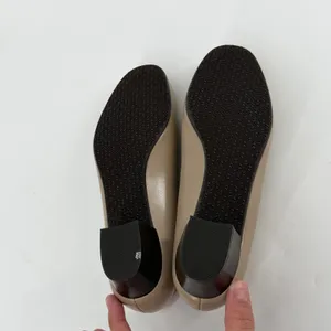 SAS Nude Leather Comfort Pumps Low Heel‎ USA Made 6.5 M Classic Work thumbnail 7