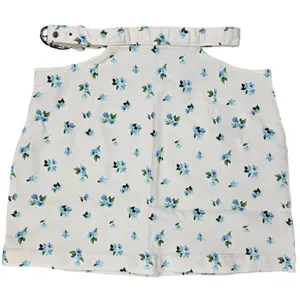 WeWoreWhat Cut Out Skirt Watercolor Ditsy Ivory Multi‎ Floral Mini WWDB94 Size S thumbnail 1