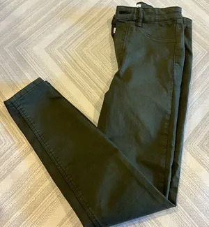 Zara Women’s Army Green Stretch Skinny Jeans Size 4 thumbnail 1