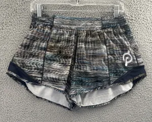 Lululemon Hotty Hot Shorts Low Rise‎ 4" Digital Oasis Athletic Pelaton Women's 8 thumbnail 1
