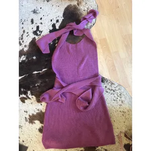 FREE PEOPLE BEACH NEW Orchid Convertible‎ Low-Back Mini Dress In Purple Size M thumbnail 3