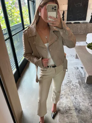 Tobi Studded Suede Jacket thumbnail 6