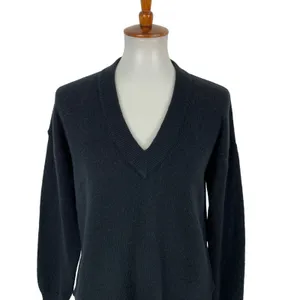 Madewell Black‎ V Neck Long Sleeve Pullover Sweater Small thumbnail 2
