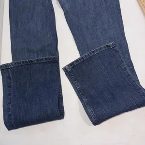 American Eagle Outfitters Vintage Y2K Hipster Flare Festival Blue‎ Jeans Size 2R thumbnail 12