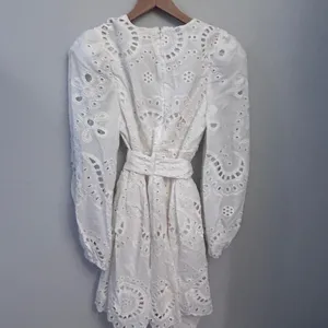 Avec Les Filles White Eyelet Jumpsuit size 10 New with tags thumbnail 11