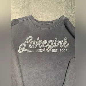 Lakegirl gray Sweatshirt large crew neck thumbnail 2
