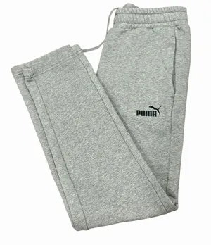 PUMA Gray Sweatpants Straight Leg Women's Size Small Elastic Waist thumbnail 1