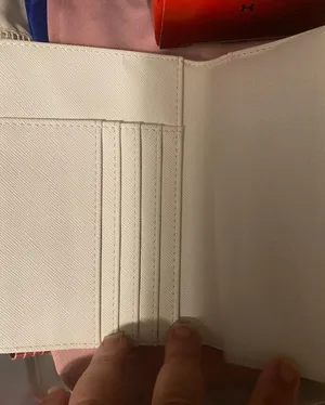 NEW Mrs. passport wallet white with embroidered letters. thumbnail 4