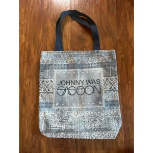 JOHNNY WAS X SASSON Denim Tote Bag Bandana Shopper JW SUSTAINABLE thumbnail 2
