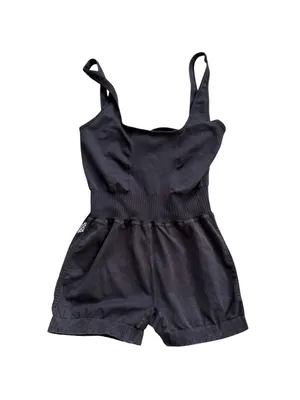 FREE PEOPLE Movement Gray Black Active Romper Size M/L thumbnail 6