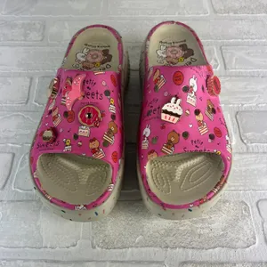 Crocs x Line Friends Stomp Slide Platform Womens 9 Petit Sweets Sandal Unisex M7 thumbnail 8