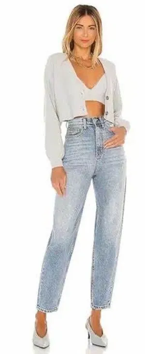 WeWoreWhat Dani Modern Boyfriend Denim Blue Jeans Size 27 thumbnail 1