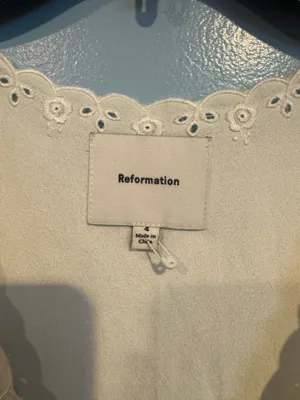Reformation Marlena Eyelet Top thumbnail 4