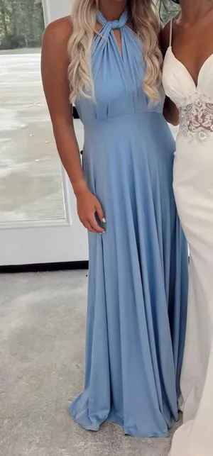 Women’s Baby Blue Formal Dress thumbnail 1