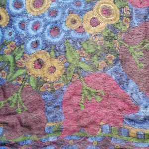 Kenzo Handkerchief Scarf Floral Women Large Semi Sheer Vintage Luxury Old Money thumbnail 4