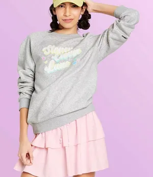 Stoney Clover Lane‎ + Target Grey Sweatshirt M thumbnail 1