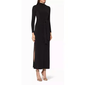 Free People x Significant Other Sabine Dress Size‎ 4 Black Jersey Mockneck thumbnail 3