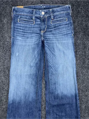 Ariat Trouser Mid Rise Stretch Lucy Wide Leg Jeans 28 SHORT 10028925 Western EUC thumbnail 3