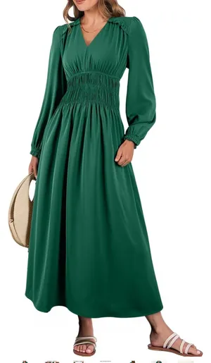 Green maxi dress Size M thumbnail 1