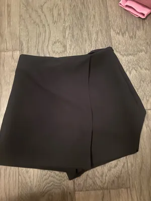 Zara Black Wrap Skirt thumbnail 5