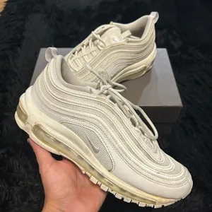 NIKE Air Max 97 white lace up shoes sneakers women’s 7.5 thumbnail 6