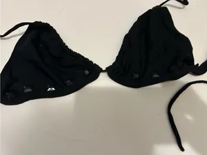Classic Black Triangle Bikini Set Size L thumbnail 2