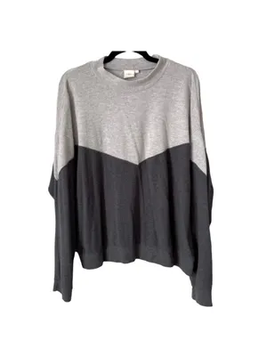 White Crow Mock Neck Sweater Small Color Block thumbnail 2