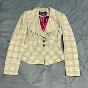 Atmosphere Beautiful plaid blazer/ suit jacket thumbnail 1