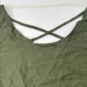 Faded Glory Sage Green Embroidered Blouse thumbnail 11