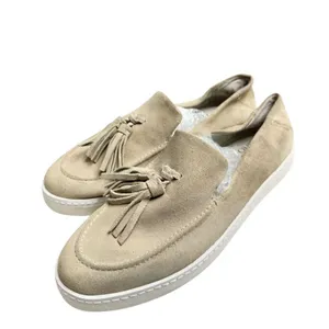 Franco‎ Sarto Loafers Size 9.5 Tan Slip On Leather Suede Shoes thumbnail 2