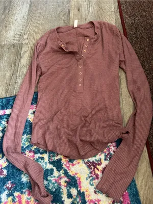 Free people intimately thermal top M thumbnail 1