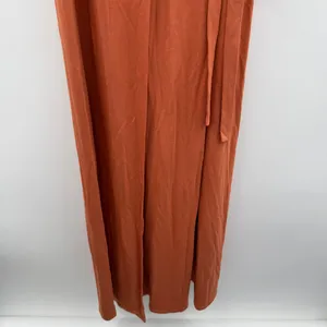 Lulus Evolve Rust Orange Short Sleeve Wrap‎ Maxi Dress Sz S thumbnail 5