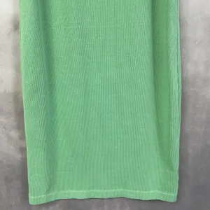 Old Navy Ribbed High Neck Mini Dress Womens L Stretch Minimal Coastal Soft‎ Girl thumbnail 3