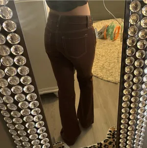 Aeropostale Low Rise Flare Brown Jeans thumbnail 5