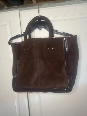 Y2K Gap Genuine Suede Brown Tote Bag thumbnail 15