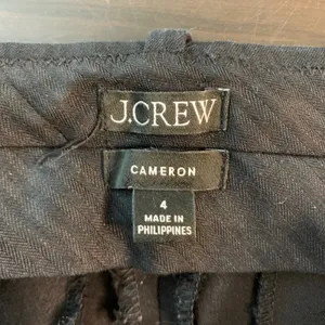 J.Crew Cameron Slim Crop Pant Black Four-Season Stretch H5532‎ Womens 4 thumbnail 3